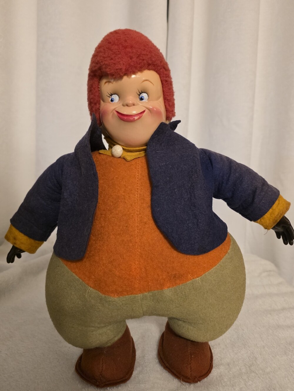 1940s Comic character, Humphrey, The Happy Blacksmith stuffed doll